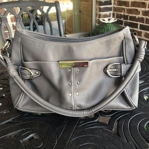 Rosetti dark gray purse